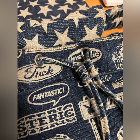 Vintage Hysteric Glamour denim backpack - Picture 8 of 15